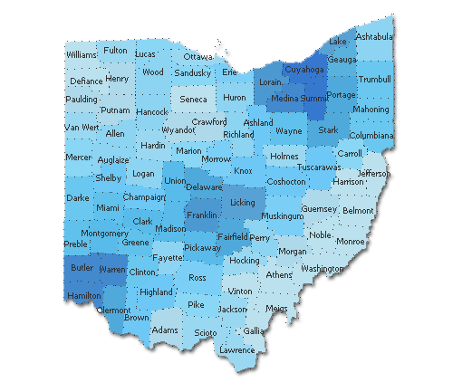 Code County Ohio Zip