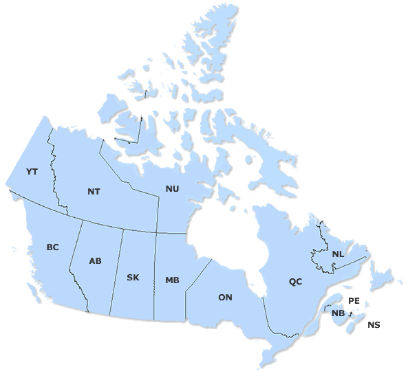 Canada Image Map